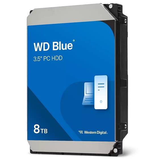 דיסק קשיח ווסטרן דיגיטל Western Digital WD80EAAZ 8TB SATA3 256MB 5640Rpm Caviar Blue